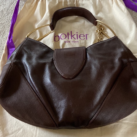 Botkier Leather Gold Horn Shoulder Bag - Picture 11 of 16